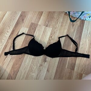 Victoria’s Secret Black Lace Push-up Bra 34B
